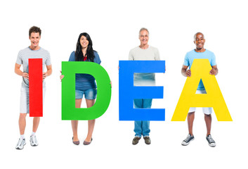 Idea Diverse Ethnic Togetherness Team Teamwork Concept