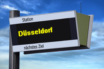 Anzeigetafel 6 - Düsseldorf