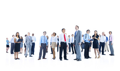 Large Group Business People Meeting Seminar Conference Concept