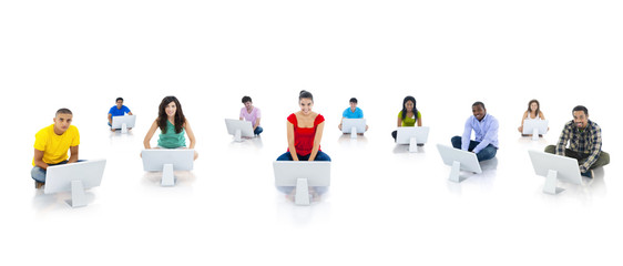 Youth using computers