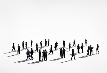 Global Communications White Team Collaboration Concept