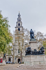 Saint Clement Danes church at London, England