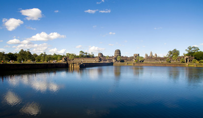Obraz premium Ancient Cambodian Temple Ruin Landscape Concept