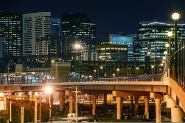 Fototapeta na wymiar Denver Skyline at Night
