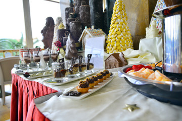 Buffet, chocolat, catering, hotel, accomodation, celebration