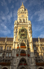 Fototapeta na wymiar New town hall in Munich, Germany