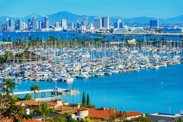 Panorama of San Diego - obrazy, fototapety, plakaty