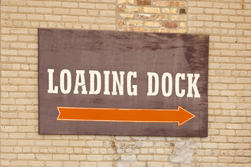 Loading Dock Sign