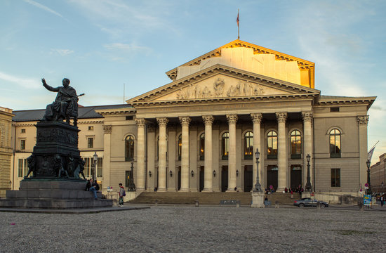 The National Theatre of Munich, located at Max-Joseph-Platz 