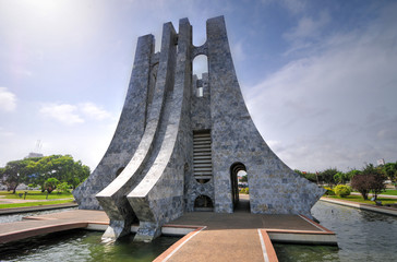Naklejka premium Kwame Nkrumah Memorial Park - Accra, Ghana