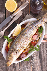 baked fish