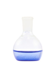 Erlenmeyer flask filled with liquid