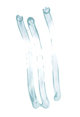 Naklejka premium Oil paint stains isolated