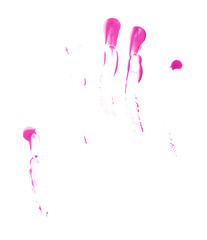 Oil paint stains isolated