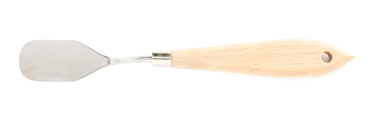Palette knife spatula isolated