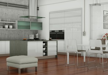 modernes Loft Interieur Design