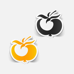 realistic design element: tomato