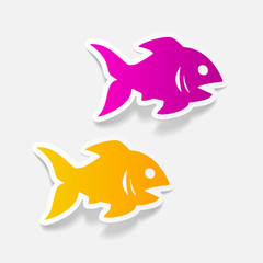 realistic design element: fish