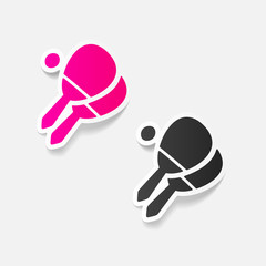 realistic design element: tennis