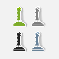 realistic design element: joystick
