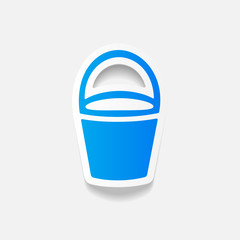 realistic design element: bucket