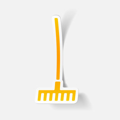 realistic design element: rake