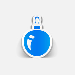 realistic design element: christmas ball