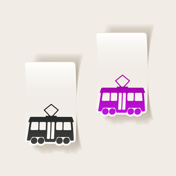 realistic design element: tram