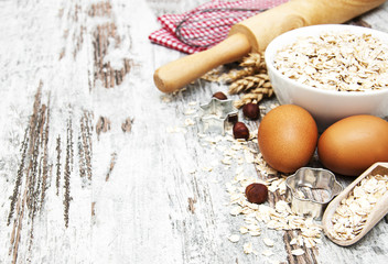 Ingredients for baking