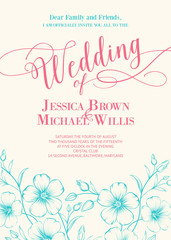 Awesome wedding invitation.