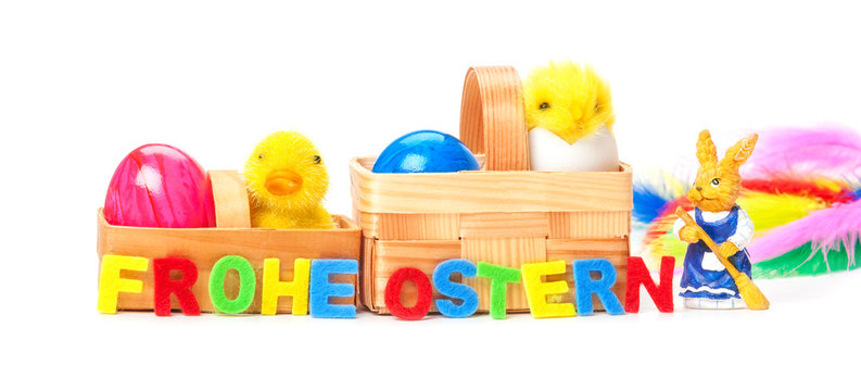 Osterdekoration, Ostern, bunt