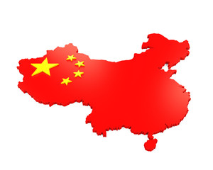 Obraz premium Map of China