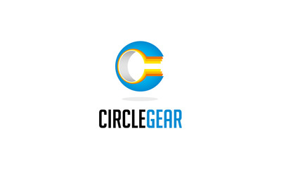 Fototapeta premium Circle Gear Logo