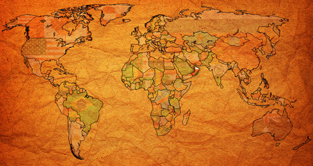 oman territory on world map