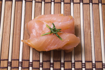 salmon canapes