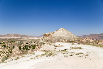 Fototapeta na wymiar Cappadocia. The mountains surrounding the Valley Pashabag