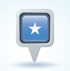 Flag set of Somalia, vector illustration