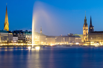 Lake Alster, Hamburg, Germany