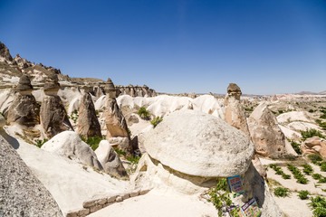 Cappadocia. Pillars of weathering in the Pashabag Valley