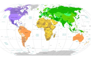 Detailed World Map