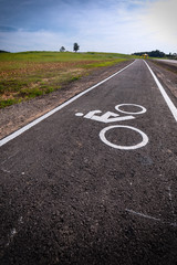 Dedicated bicycle lanes at parks