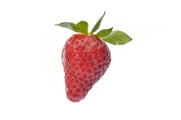 Fresh strawberry isolated on white background