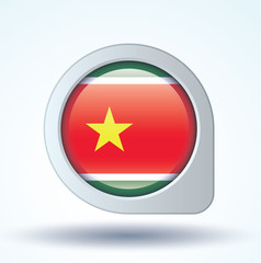 Flag set of Guadeloupe, vector illustration