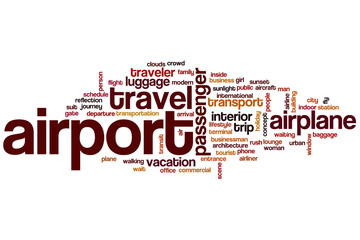 Airport word cloud