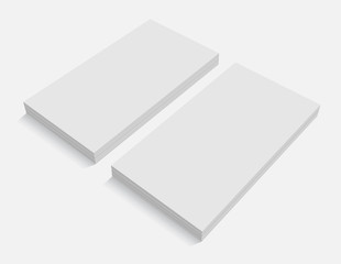 blank business cards for promotion of CI