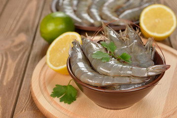 Raw shrimp
