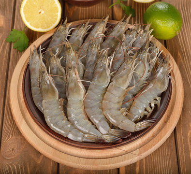 Raw shrimp