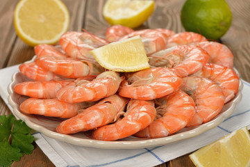 Boiled shrimp