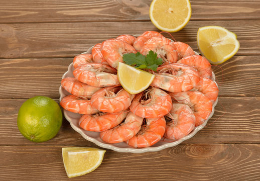 Boiled shrimp