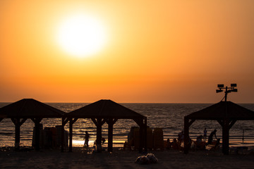 Sunset in Tel-Aviv  